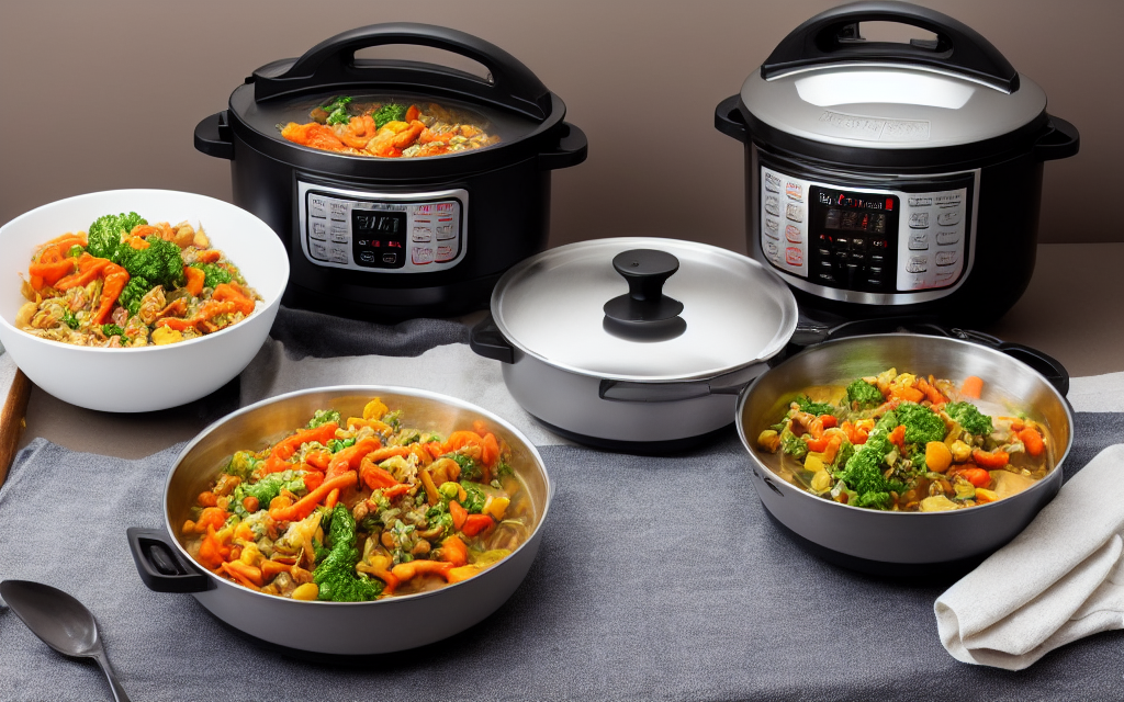 Visual illustration of pressure cooking performance for Instant Pot vs Ninja Foodi Reddit