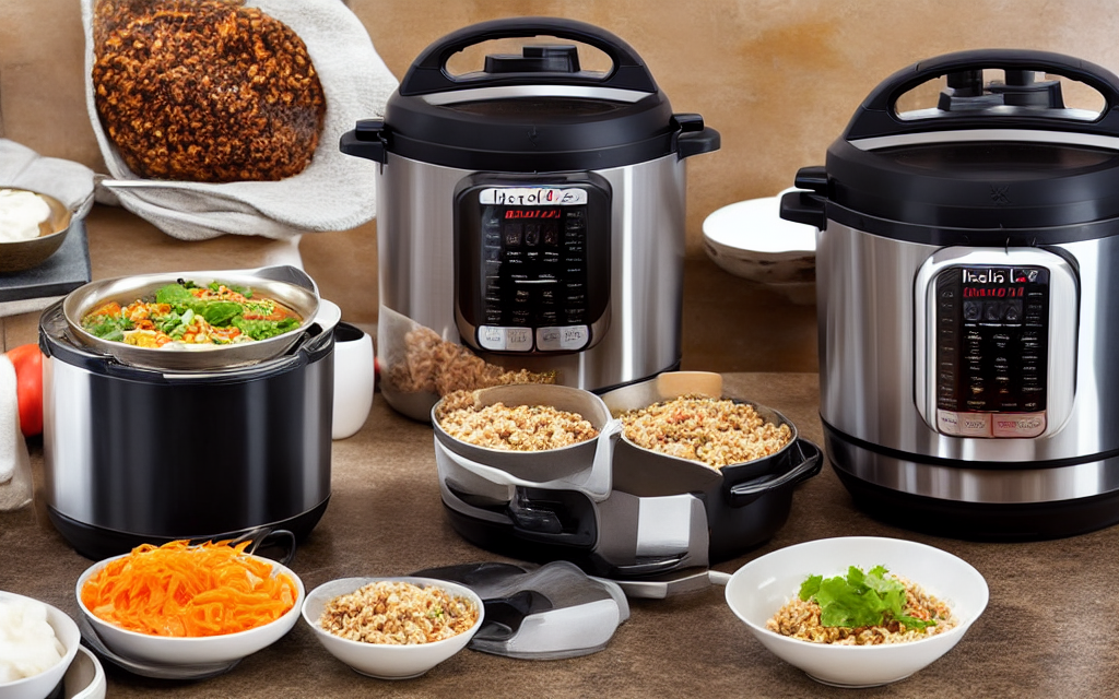 Visual illustration of **recipe versatility** for Instant Pot vs Ninja Foodi PossibleCooker Pro